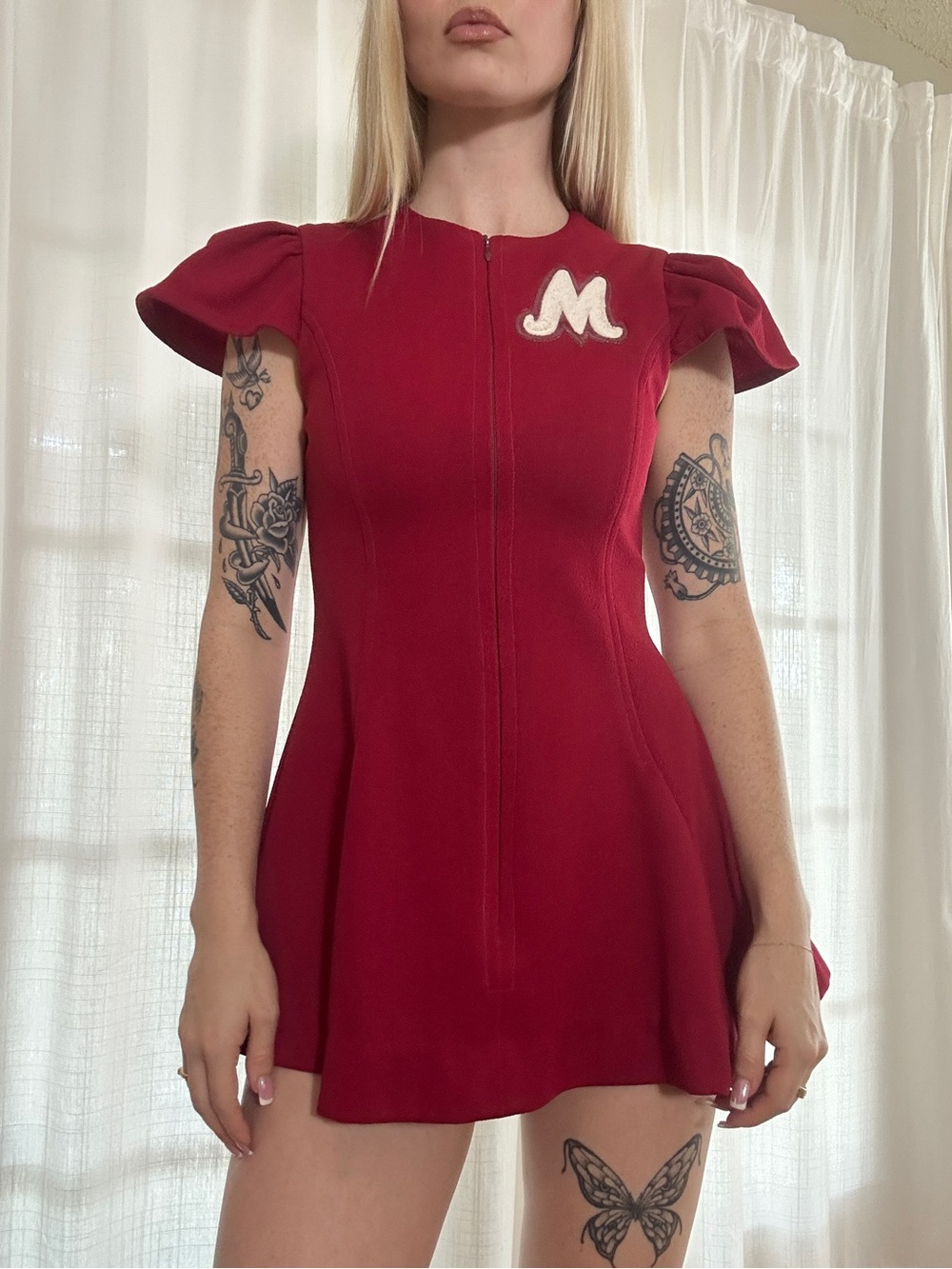 Vintage 60s majorette micro mini dress